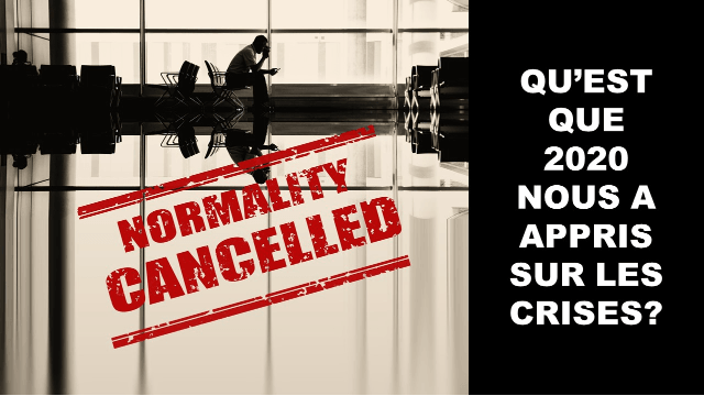 EVENEMENT PARTENAIRES - HEC Défense - Qu’est-ce que 2020 nous a appris sur les crises ?